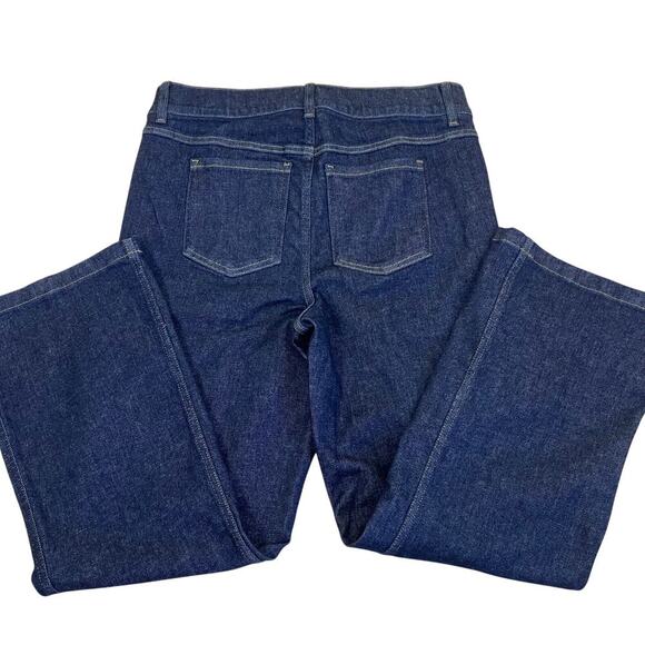 Spanx Sz XL SPANXshape EveryWear Kick Flare Jeans Raw Indigo Pull-on Stretchy 16 - Picture 10 of 16